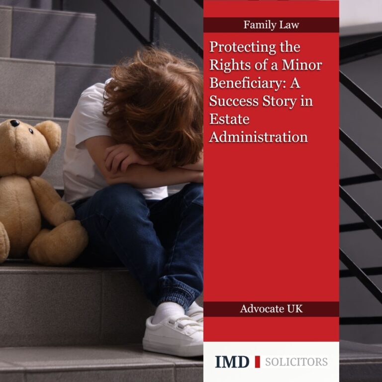 Rights of a Minor Beneficiary
